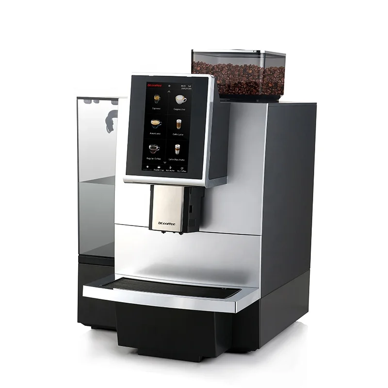 

Dr.Coffee F12 Big commercial fully automatic bean to cup espresso coffee machine with milk