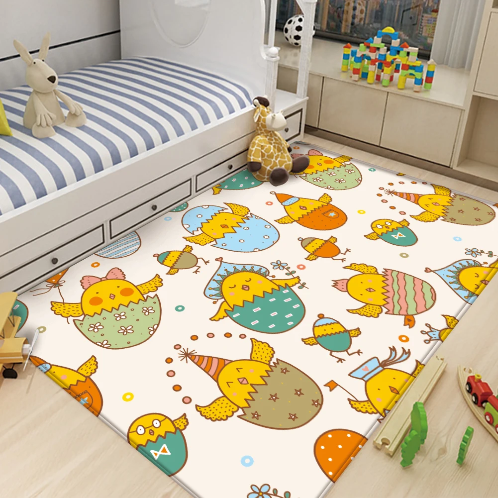 

Alfombras para sala Little Yellow Duck Pattern Floor Mat Door Mat Small Carpet Non-slip Sheet Bedroom Living Room Home Carpet