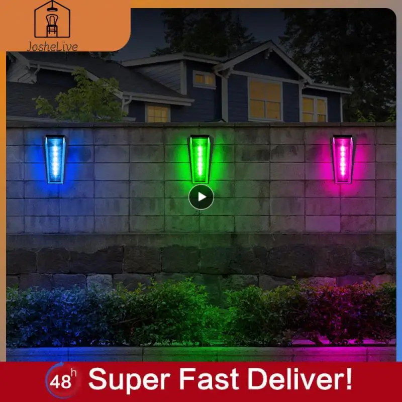 

5/8/10PCS Waterproof Solar Wall Lamp Outdoor Landscape Lamps Sunlight Lamp Solar Led Landscape Balcony Decor