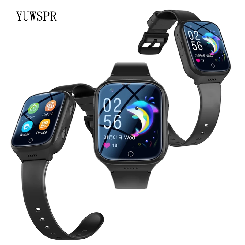 2022 new gps tracker smart watches for children 1000mah long standby waterproof tracking baby boys 4g sim smart phone clock k9 free global shipping