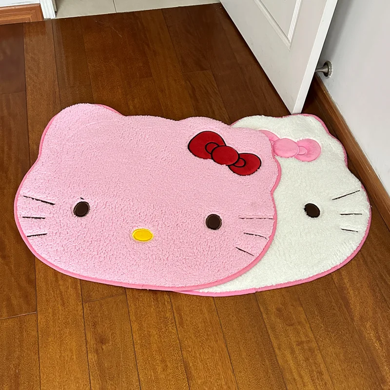 

Sanrio Hello Kitty Cartoon Cute Floor Mat Fare Velvet Memory Cotton Children Absorbent Footmat Bathroom Non Slip Carpet Decorate