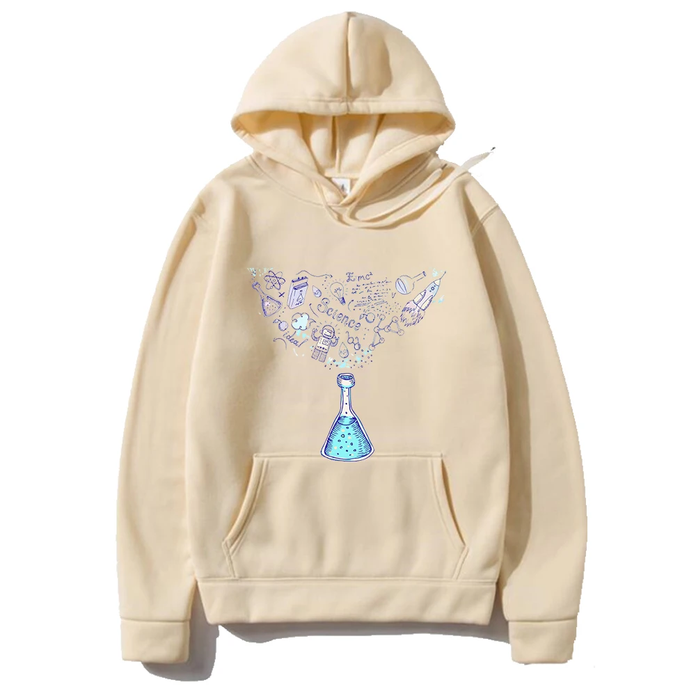 

Chemistry 2D Fashion Printed Hoodie For Men Four Seasons Oversized Sport Comfortable Pullover For Women Multi-Colored Outdoor