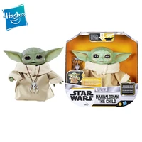 hasbro genuine anime figures star wars grogu can make sound sleep snore super cute action figures model collection gifts toys