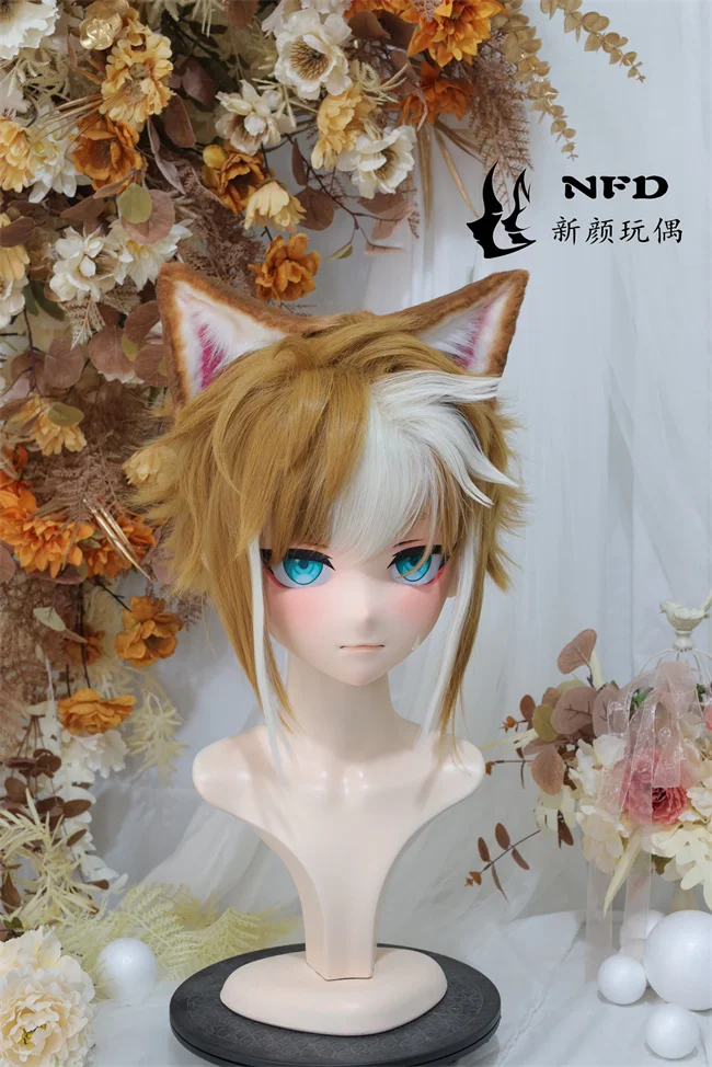 

(NFD042) Full head super sweet female resin crossdressing Doll kig cosplay kigurumi mask