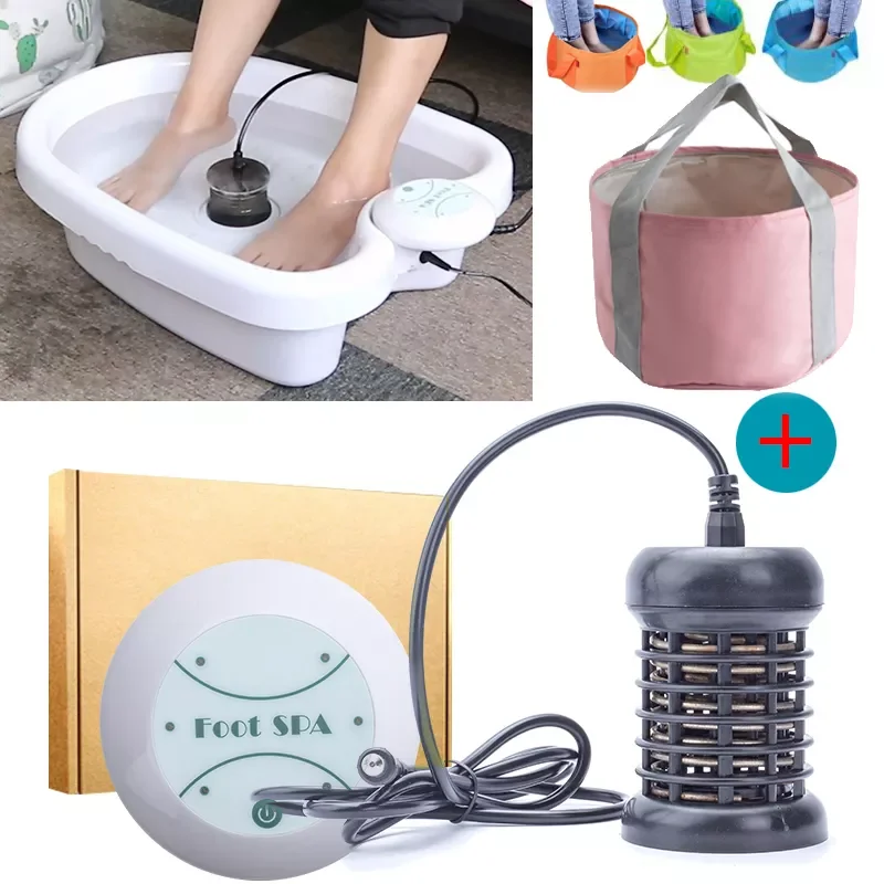 

NEW2023 Massage Ionic Detox Foot Bath Aqua Cell Spa Machine Ion Cleanse Ionic Foot Bath Massage Detox Foot Detox Arrays Aqua Spa