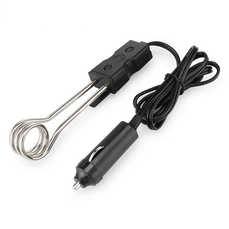 

12V Car Drink Heater Auto Electric Immersion Liquid Tea Coffee Water Heater New Portable Safe 12V Car Immersion Heater Auto Elec