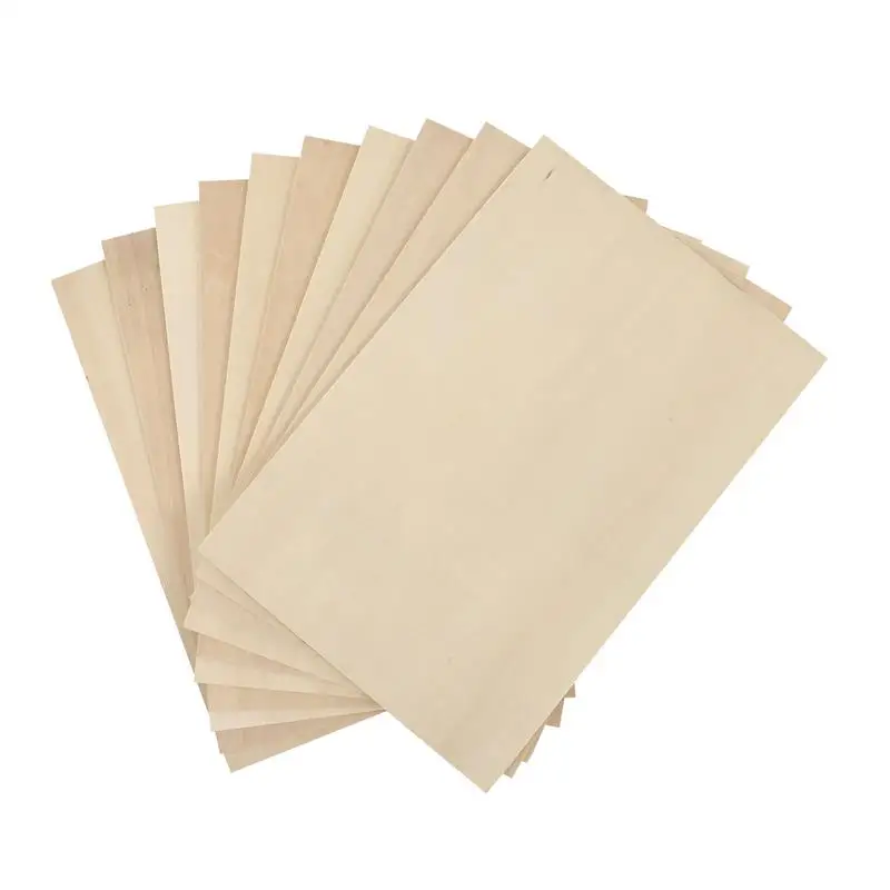 

5/10Pcs Basswood Plywood DIY Pyrography Supplies Unfinished Wood Piece Craft For DIY House Ship Airplane Model Craft Material