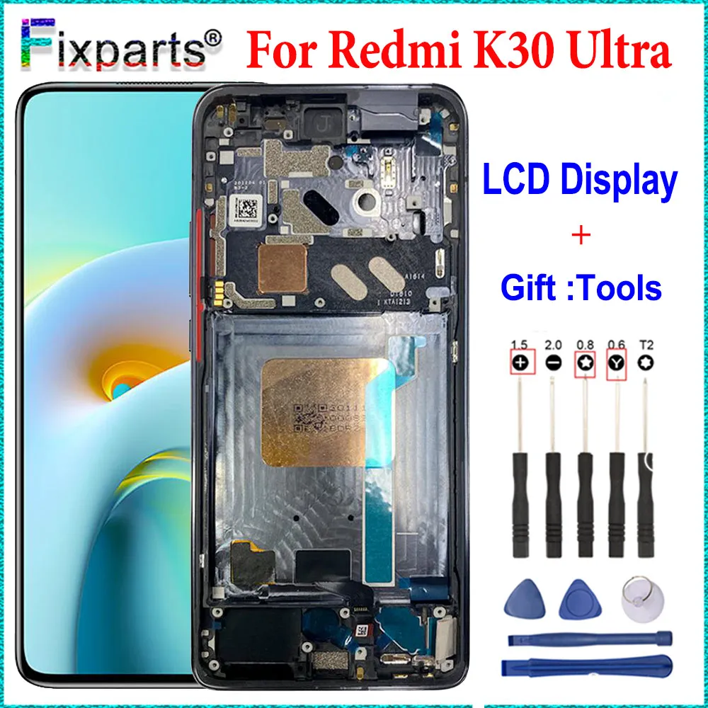 

Amoled For Xiaomi Redmi K30 Ultra LCD Display Touch Screen Digitizer Assembly For 6.67" M2006J10C LCD Screen Replacement Parts
