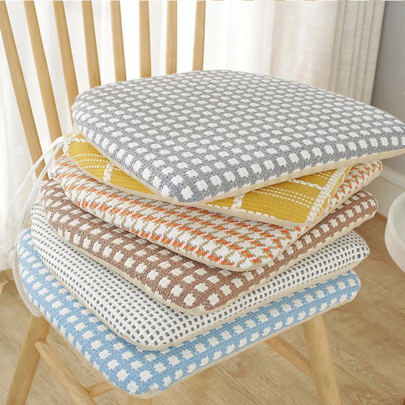

Cotton linen simple chair cushion tatami floor futon cushion chair cushion coussins rattan chair cushion chair pillow home decor