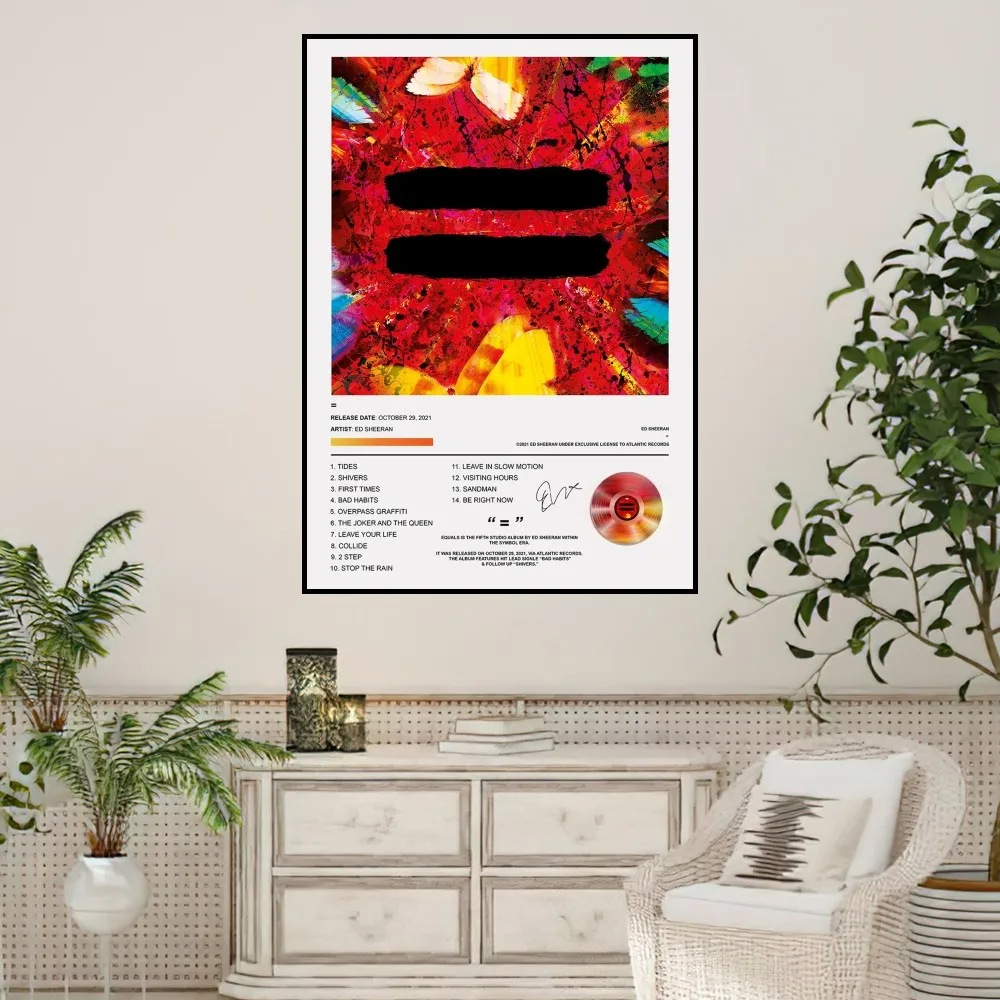 Певец E-Ed крутой S-Sheeran плакат домашние принты настенная живопись спальня гостиная