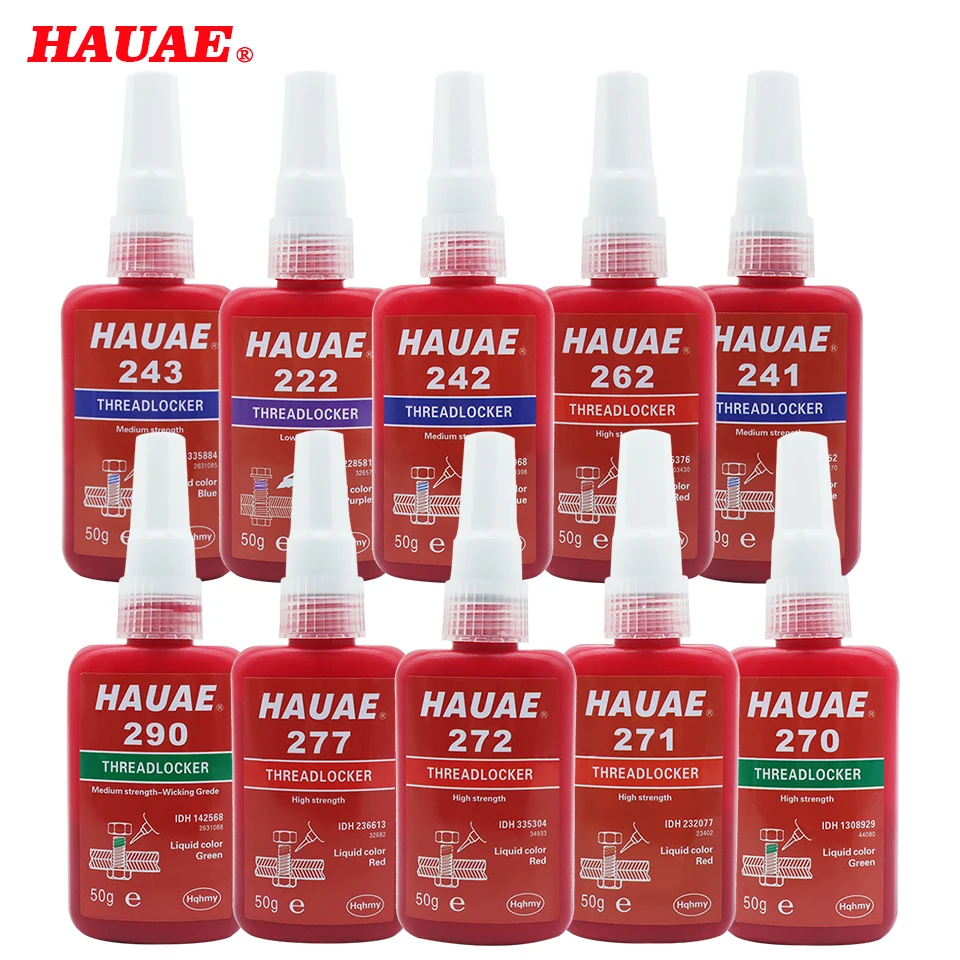

Hauae 241 242 272 243 222 270 винтовой клей 263 262 277 Анаэробный Клей Антискользящий уплотнительный резьбовой блокирующий агент