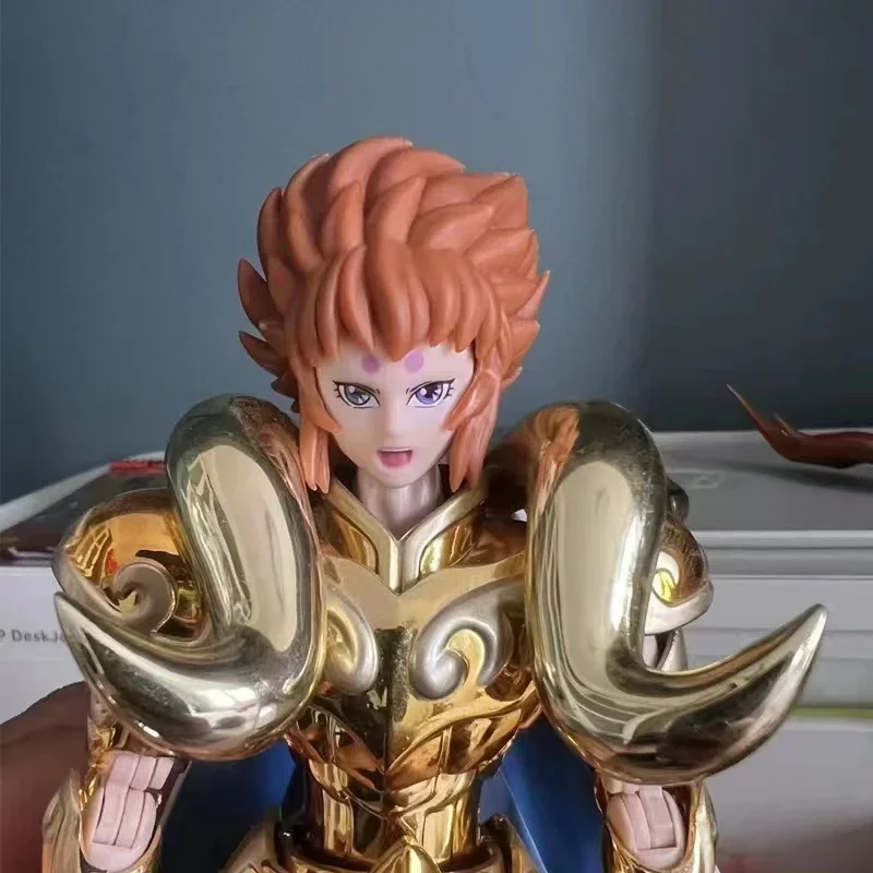 Фото Saint Seiya Myth Cloth EX Libra Genbu/aries KIKI Head Accessorise ПВХ модели Saint Shiryu фигурки игрушки подарки на складе №2