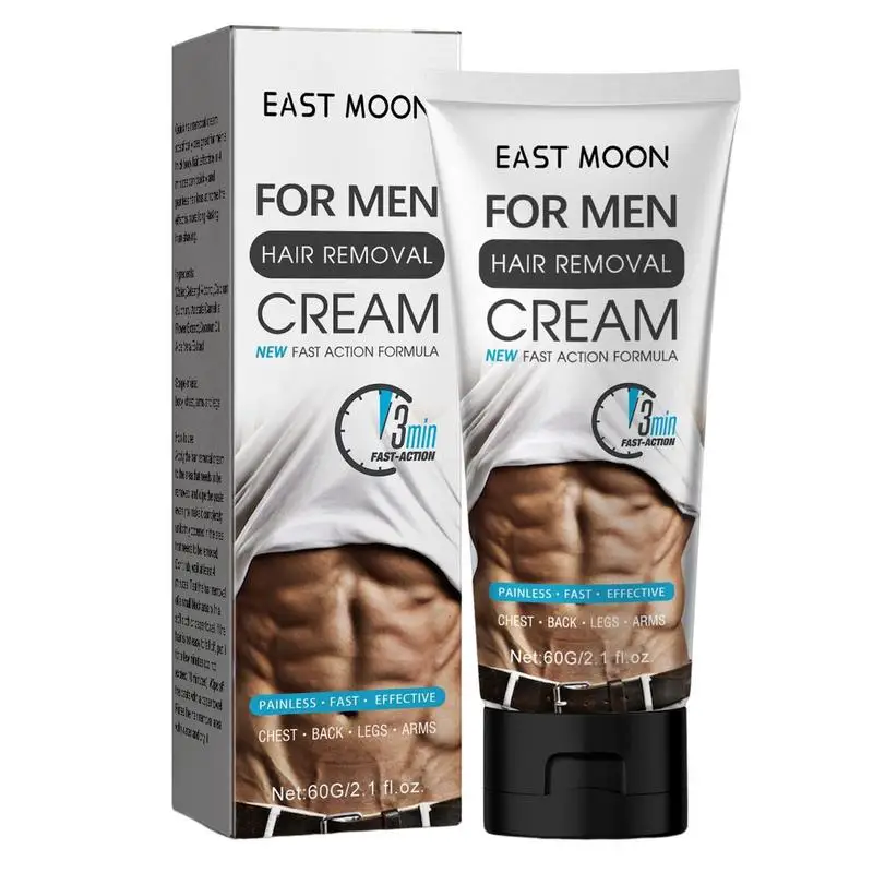 

Fast Depilatory Cream Hair Removal Cream Leg Arm Armpit Depilatory Cream Effective Hair Growth Inhibitor Men Repair Care 60g