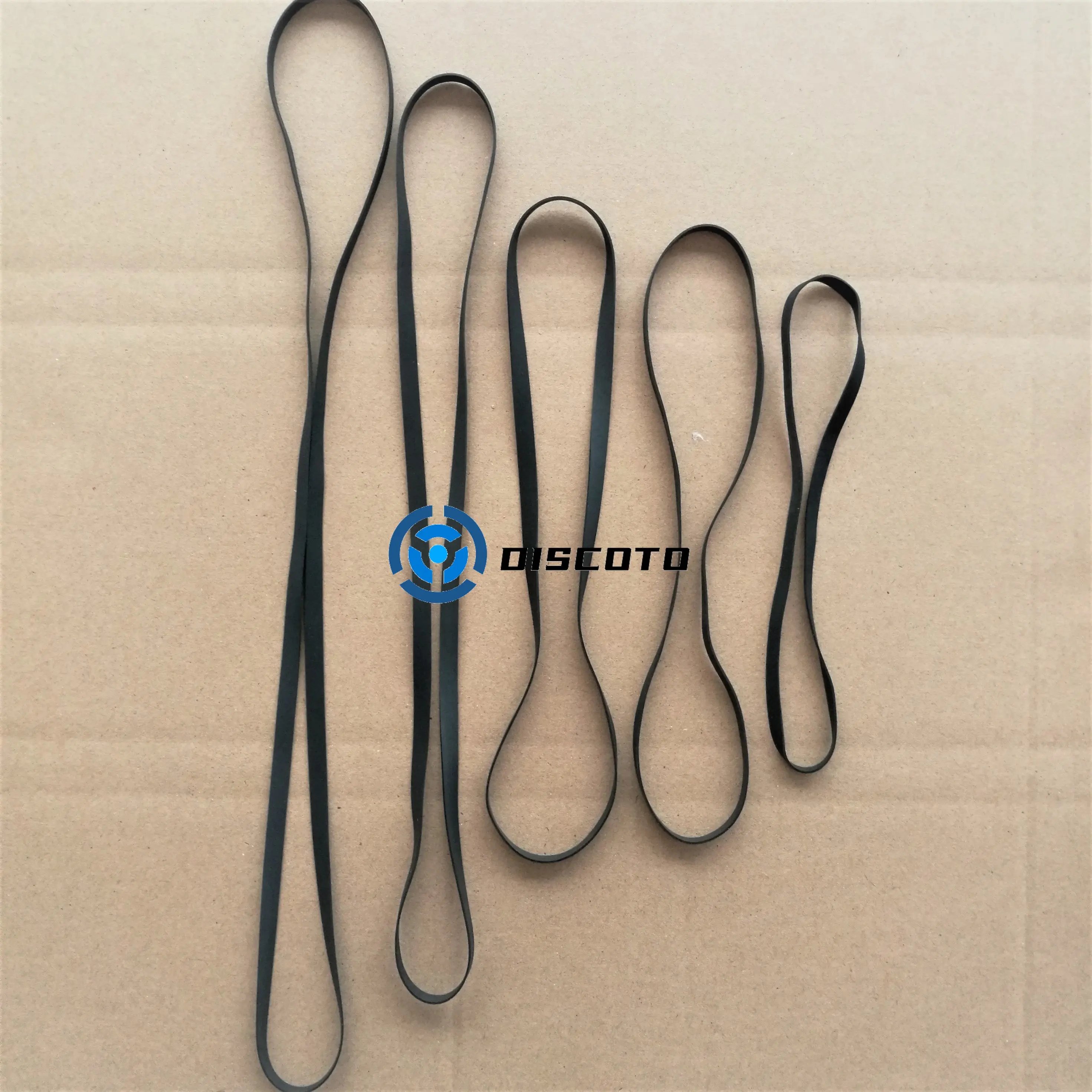1 pc for imported record player flat belt drive belt with a width of 4-5mm, gramophone vinyl record player opener drive belt