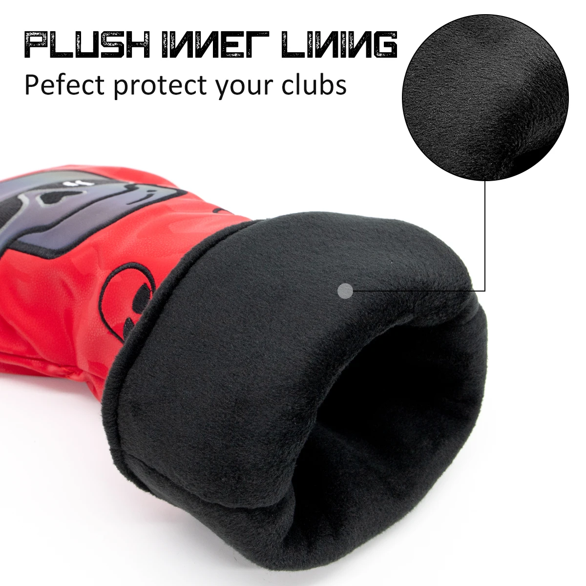 Новинка головные уборы для гольф-Вудса чехлы водителей Fairway 1FH набор головки из