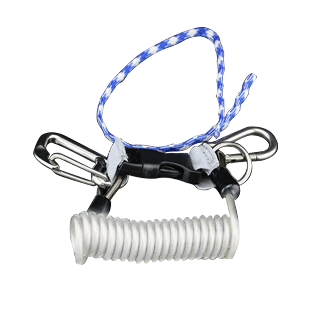 

1/2/3 пружинный шнур для дайвинга, прочный простой практичный гибкий аксессуар для фиксации, инструмент против потери, безопасные фиксаторы для камер, синий