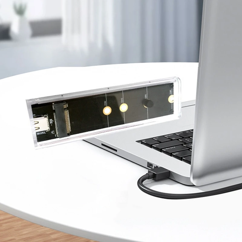 Корпус твердотельного накопителя M.2 NVME NGFF с двумя протоколами RGB Light Nvme M2 SSD