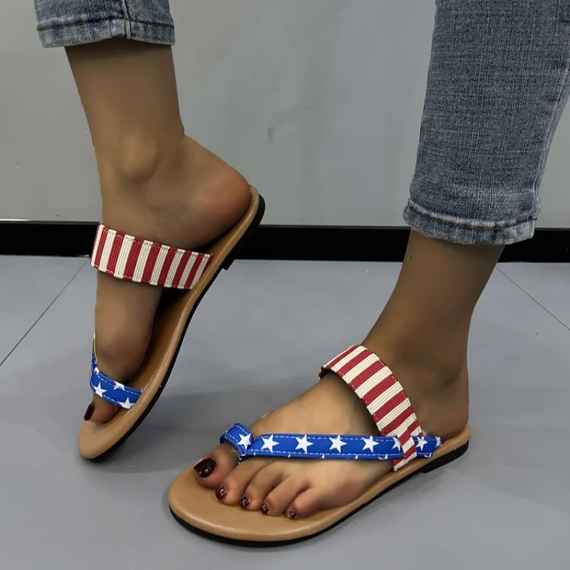 

Шлепанцы женские пляжные на плоской резиновой подошве, повседневные сандалии, простые тапочки, лето 2023