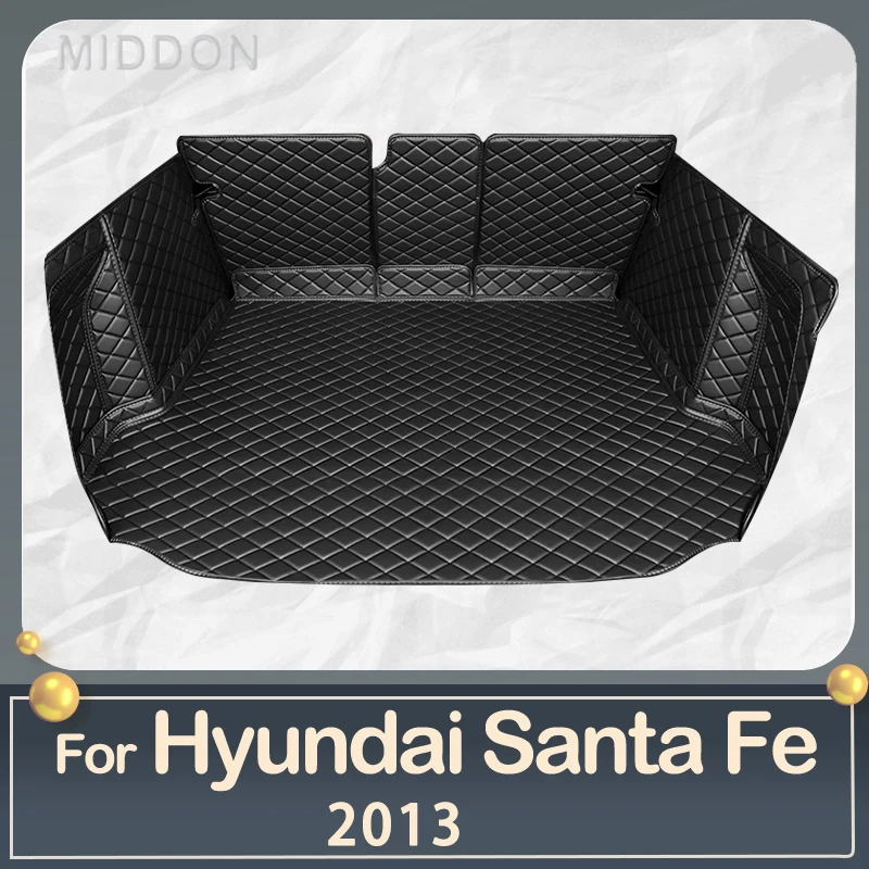 

Car trunk mat for Hyundai Santa Fe Seven seats 2006 2007-2012 cargo liner carpet interior accessories cover