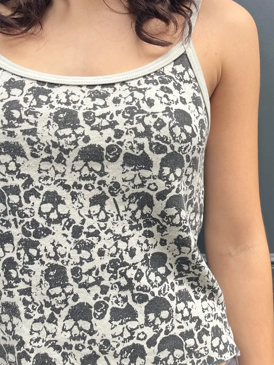 Укороченные топы с мультяшным графическим рисунком женские хлопковые уютные