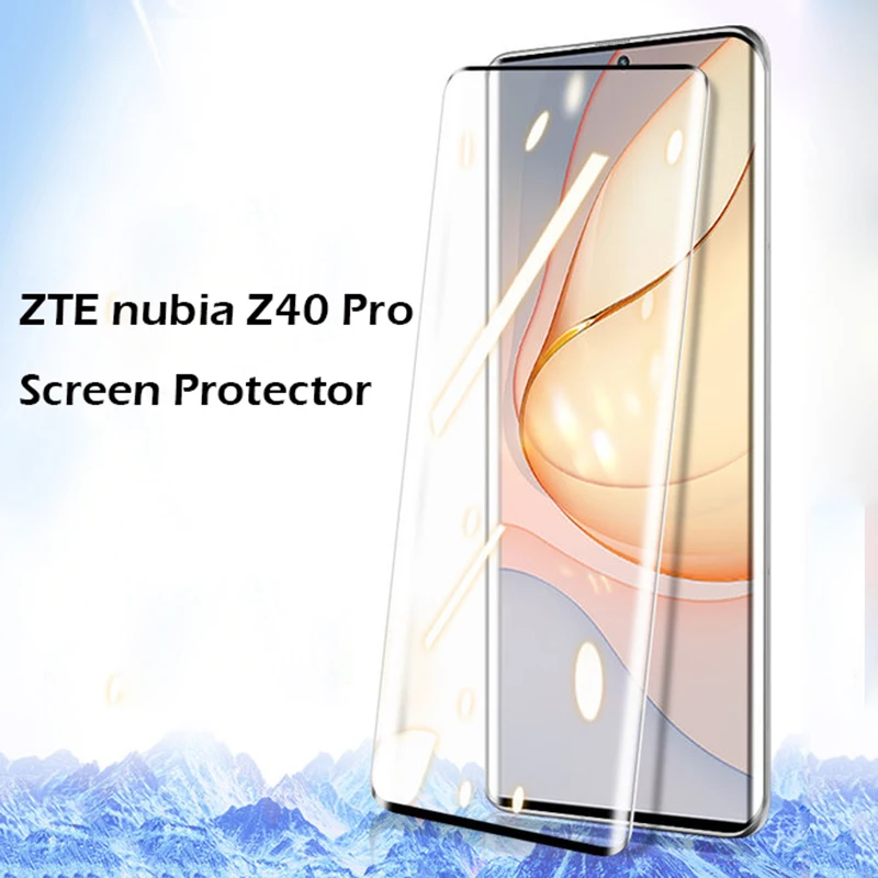 

For ZTE Nubia Z40 Pro 3D Curved Screen Protector Tempered Glass For Nubia Z40Pro Safty Protective Glass Cover Anti Scratchs