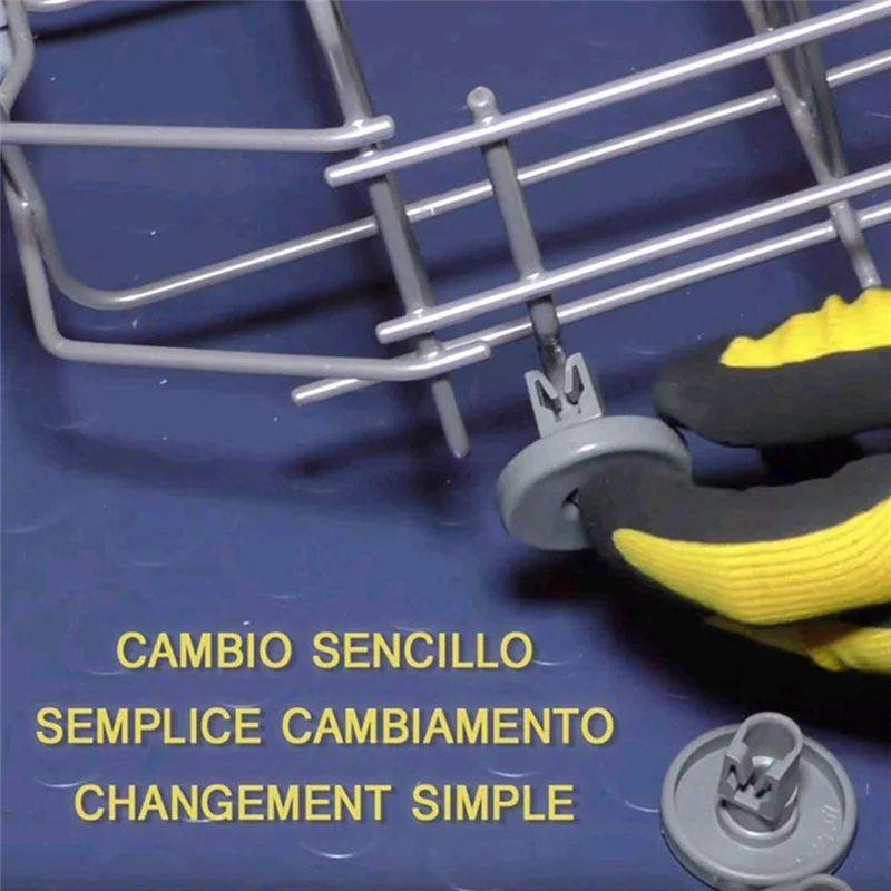 12 шт. колеса для посудомоечной машины нижней корзины Aeg Favorit Privileg Zanussi 40 мм