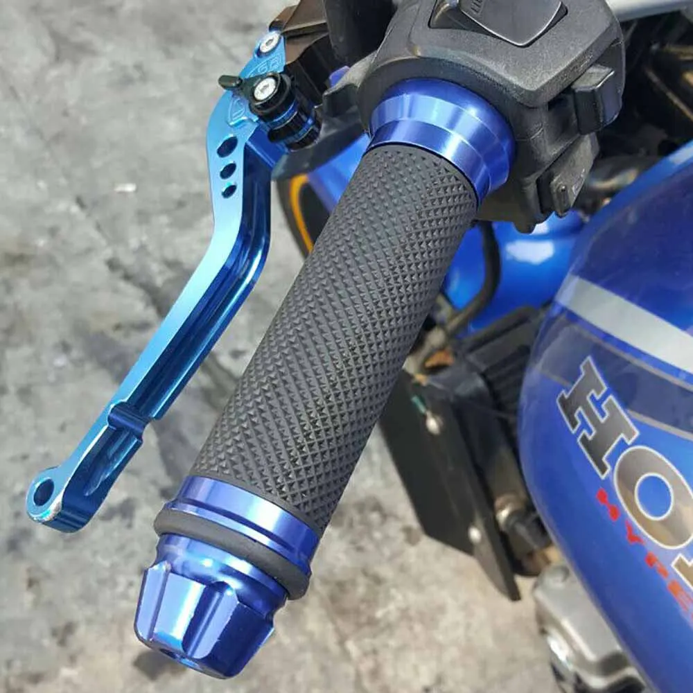 

Motorcycle 7/8" 22mm Rubber Handlebar Hand Grips modified Grip Settle For Yamaha YZF R1 R6 For Honda CBR 600RR 1000RR