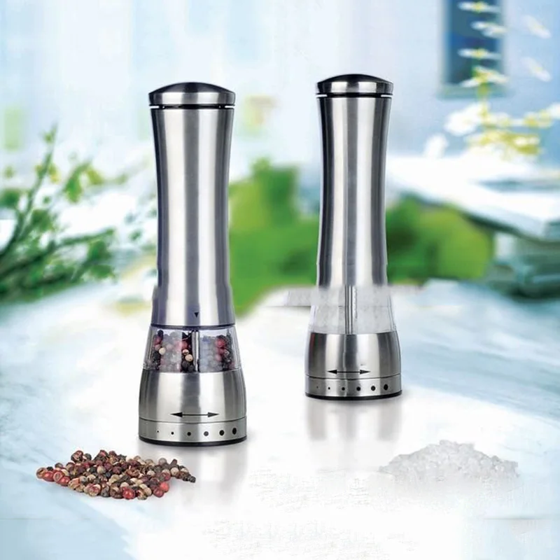 Мельница для перца ручная вращающаяся мельница из нержавеющей стали пластиковая