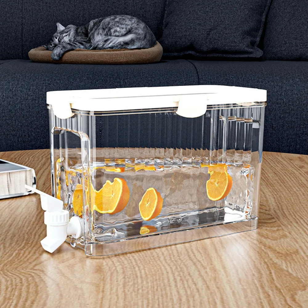 4л Прозрачный Чайник Для Холодной Воды С Краном Домашнего Использования