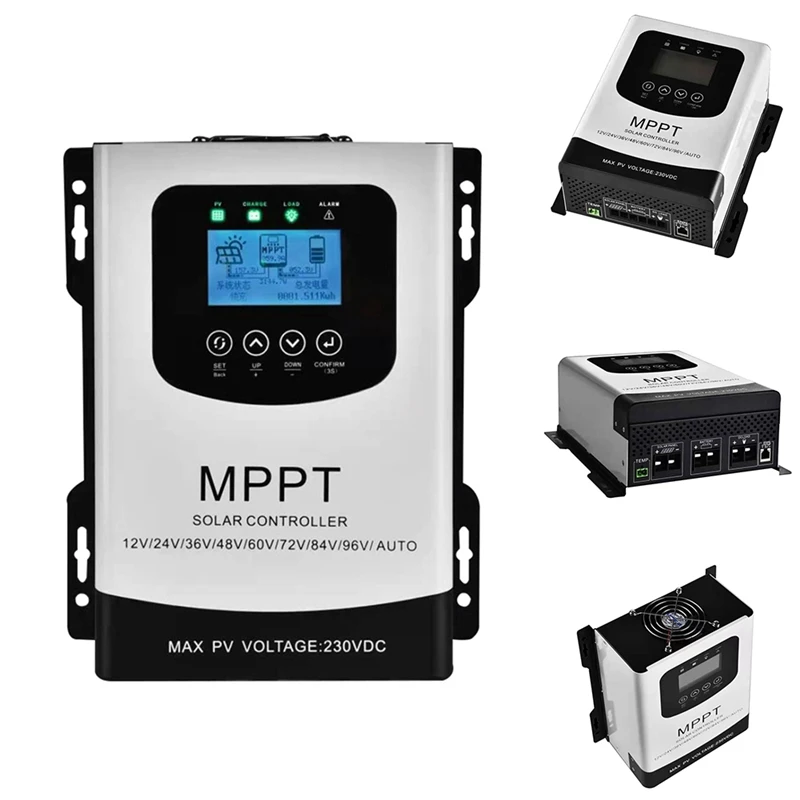 

12V 24V 48V 60V 72V 96V MPPT Solar Charge Discharge Controller PV Regulator 230VDC For Lifepo4 Lithium GEL Battery