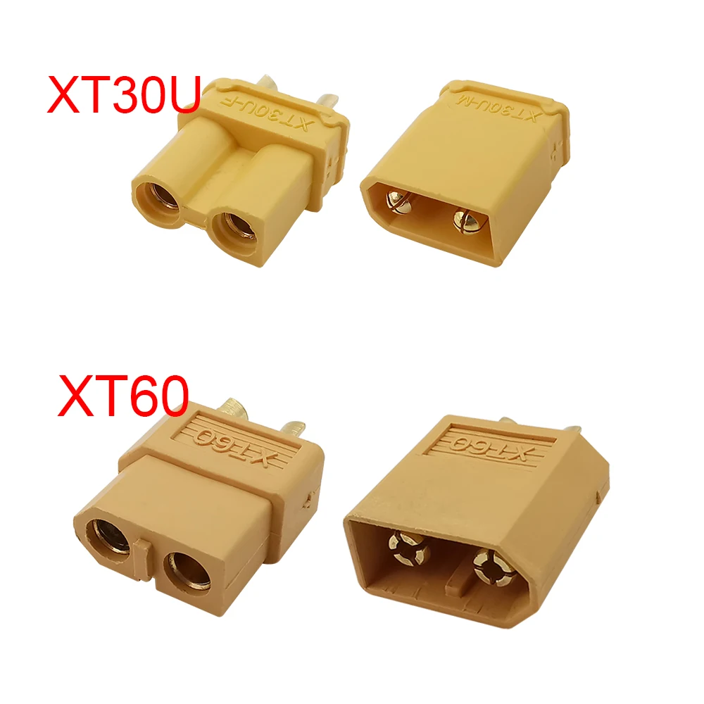 

10 шт. XT60 XT30U разъемы XT-60 XT-30 мужской женский пуля разъем вилки для RC Lipo Батарея Quadcopter Multicopter