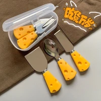 cheese cheese fruit knife fork spoon cute western tableware butter toast jam spread knife small fork household daily necessities