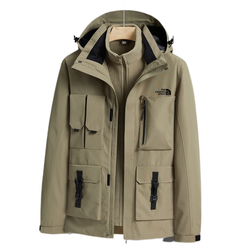 

Men's Jackets Brand Waterproof Coat High Quality Warm Windproof Man Jacket Outdoor Breathable Outwear