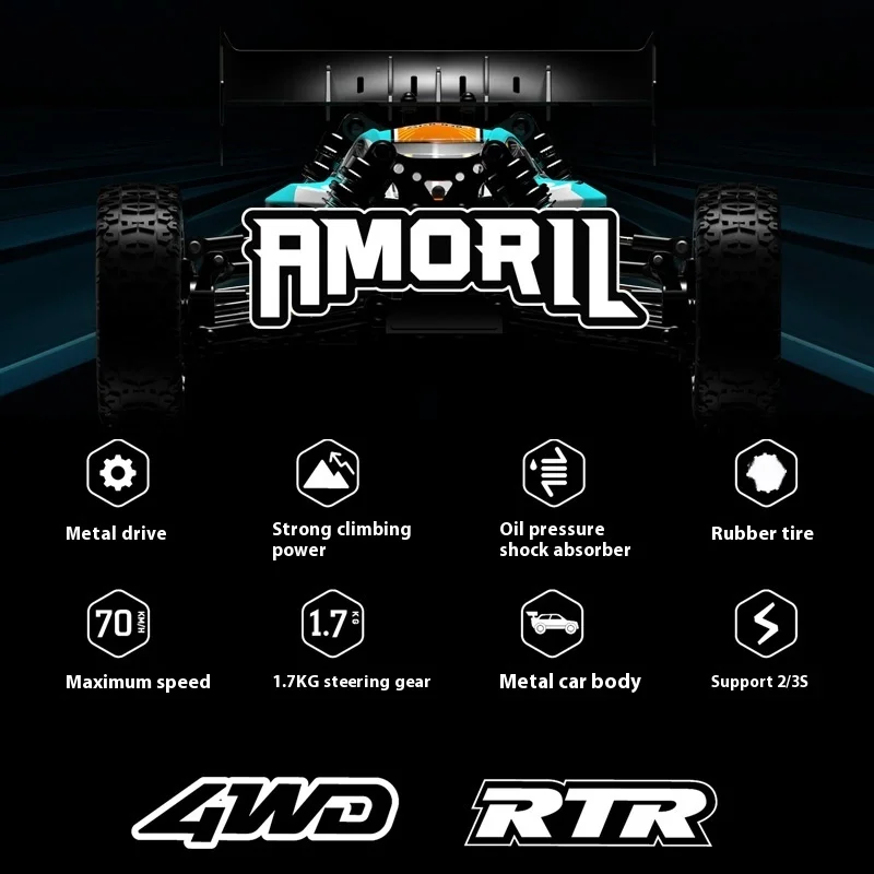 Rlaarlo Rc металлический радиоуправляемый внедорожник 1:14