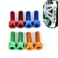hex tapping screw 2pcs bike water bottle aluminium alloy cage bolts m515mm