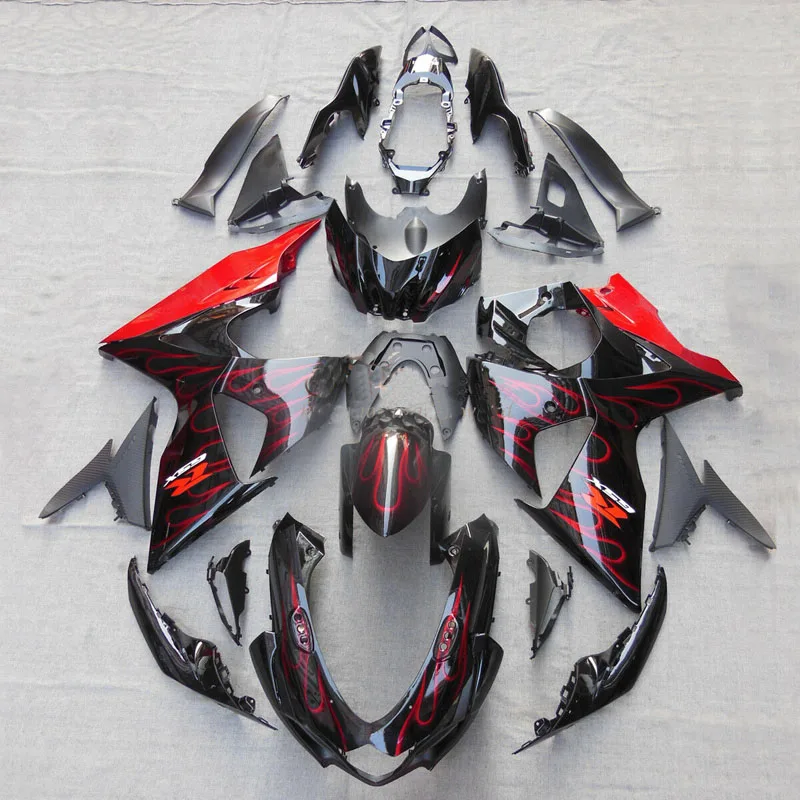 

Injection bodywork glossy black red For SUZUKI GSXR1000 K9 GSXR 1000 09-16 GSXR1000 2009 2010 2011 2012 2014 2015 2016 Fairing