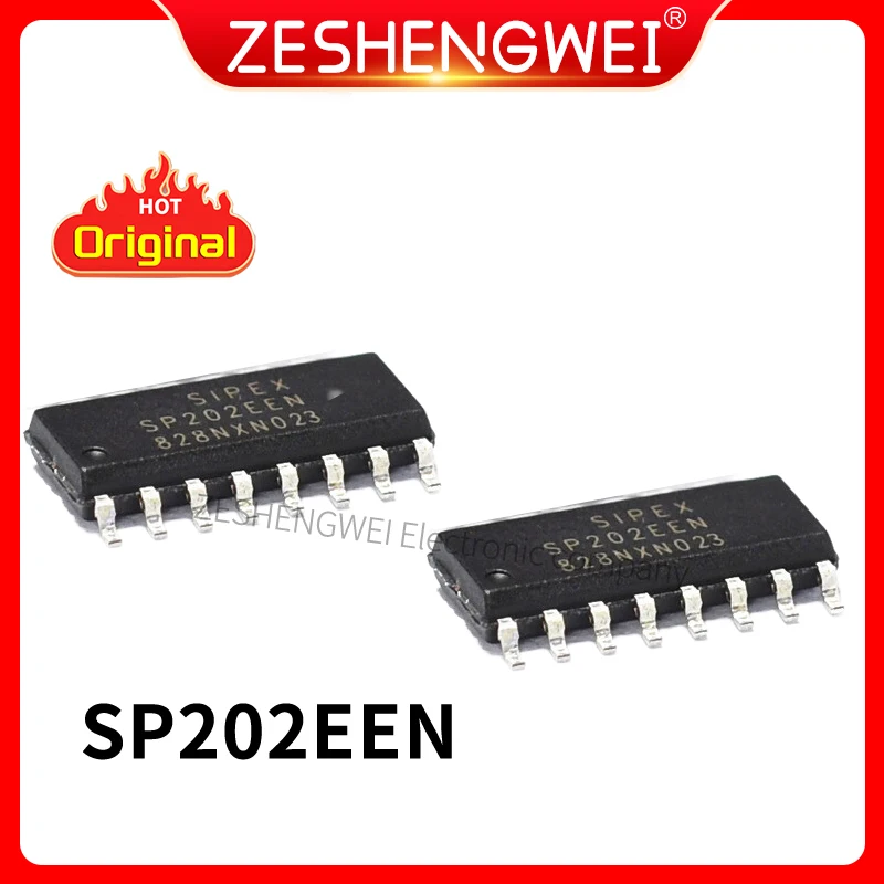 

10PCS SP202EEN SP202 SOP-16 SP202EEN-L/TR RS232 Transceiver Chip In Stock