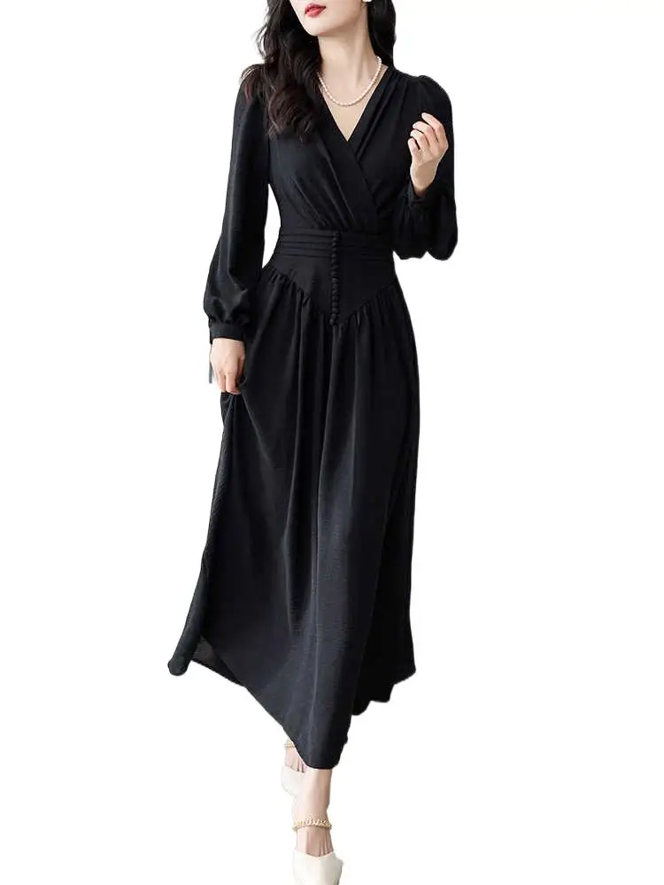 

2023 Women's Clothing slim waist dress 0812