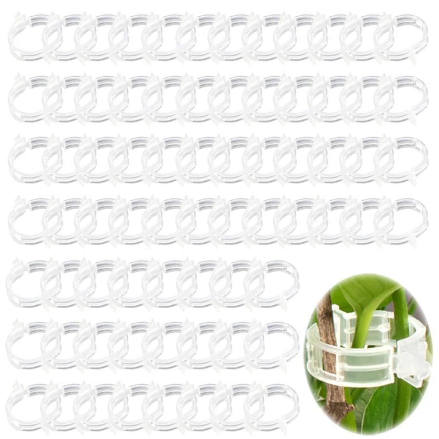 Пластиковые зажимы для поддержки растений 50-300 шт. 3 2 см