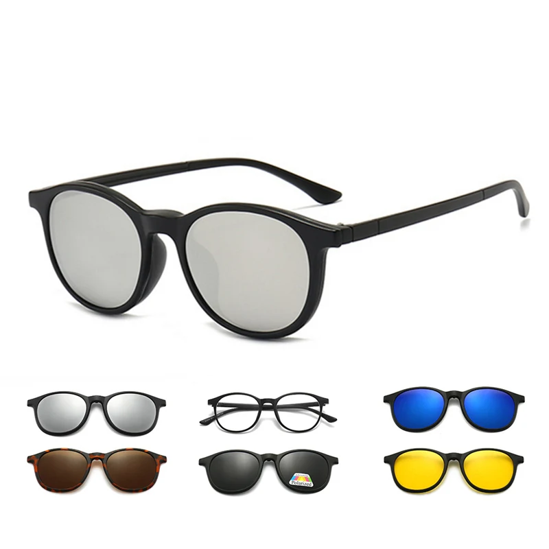 Очки солнцезащитные поляризационные с магнитной застежкой для мужчин и женщин