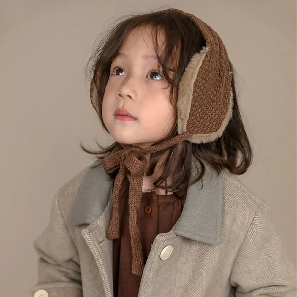 Модные зимние теплые детские наушники с защитой от холода для мальчиков и