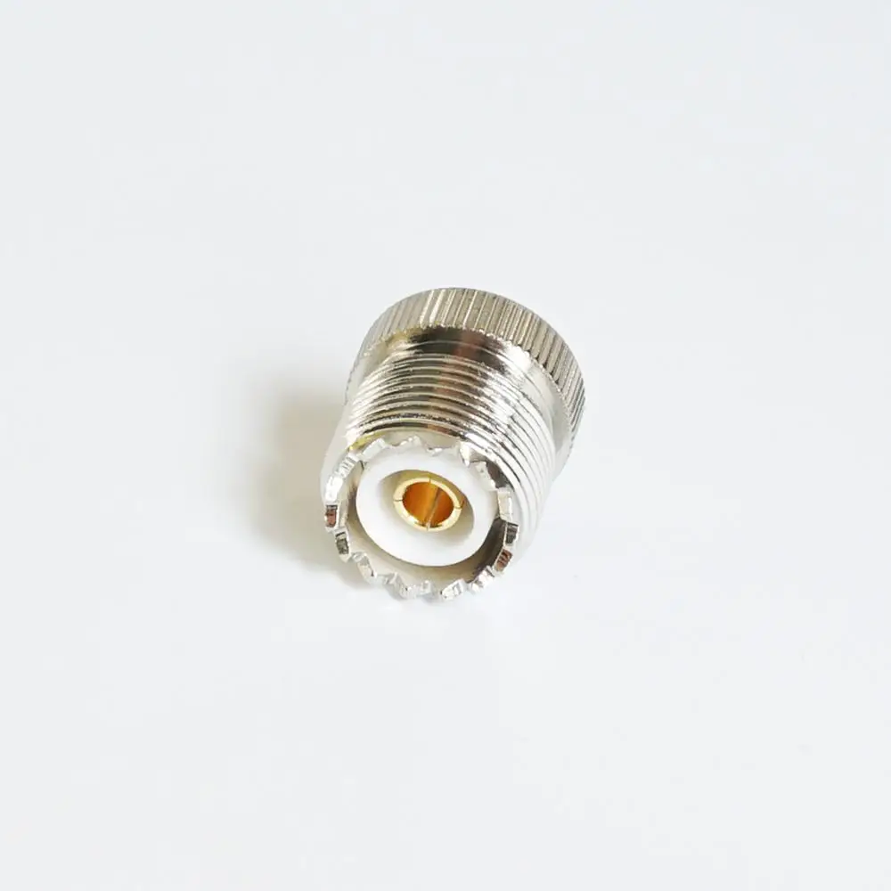 1X штекер 50 Ом MCX на UHF PL259 SO239 разъем гнездо прямые коаксиальные RF адаптеры - |