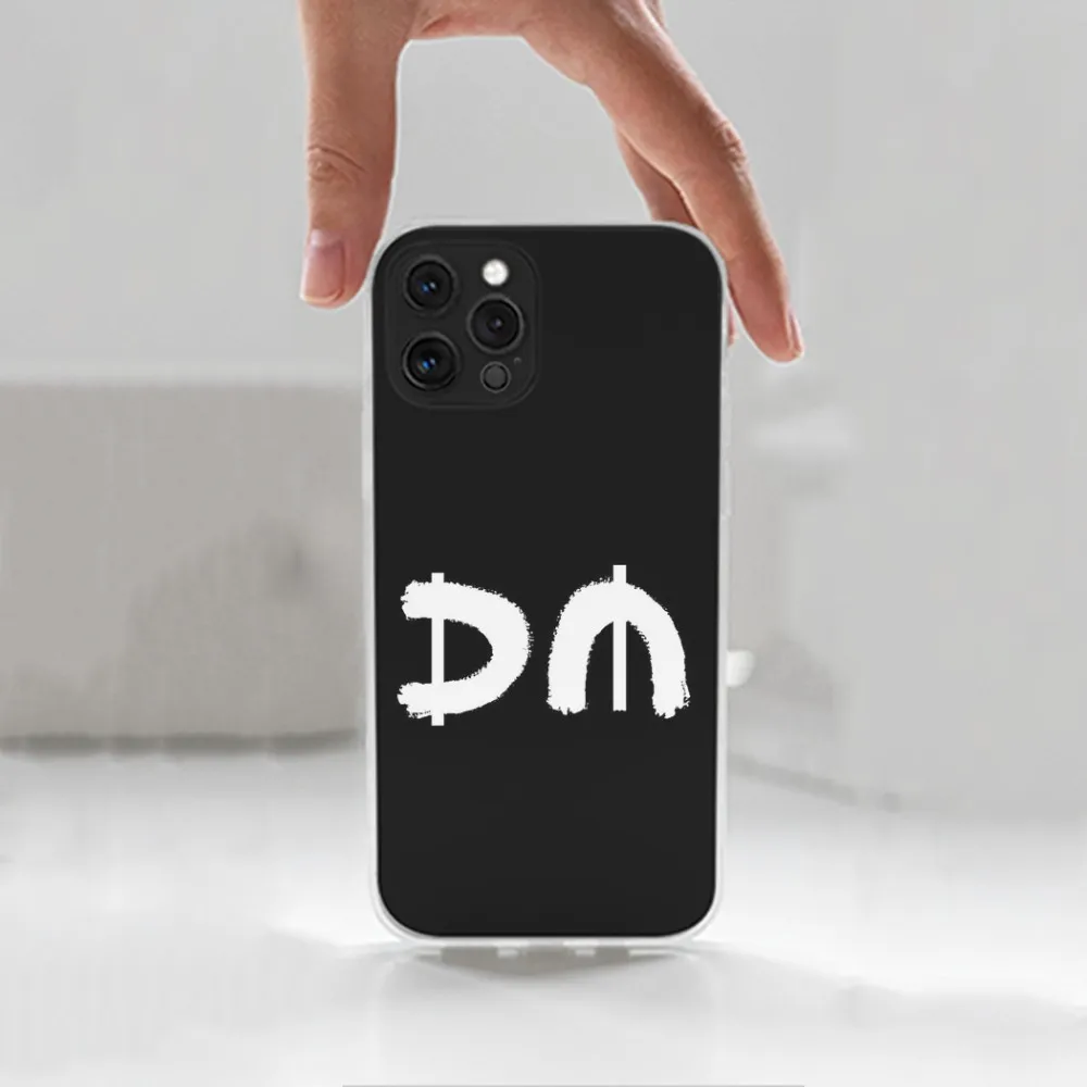 D-Depeche Mode Rock-S Band Case For iPhone 16 15 14 13 12 11 Plus Pro Max XR XS X 7 8 SE Mini Transparent Silicone