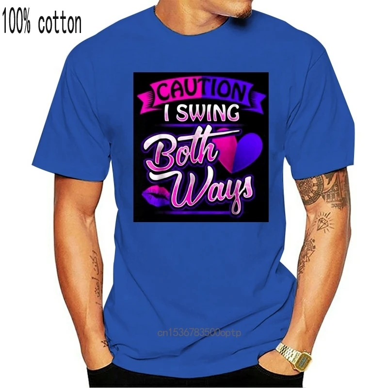 Мужская одежда фонарик яркая рубашка Bi ЛГБТ I качели двухсторонняя Lgb футболка