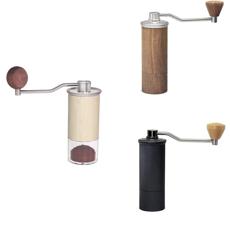 

Manual Coffee Grinder Manual Grain Grinder With Manual Adjustable Setting Stainless Steel Whole Bean Burr Grinder