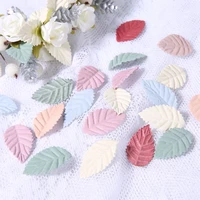 50100pcs tree leaf artificial flower leaves for home wedding decoration 2022 fall wreath garland bookmark decor diy accessories