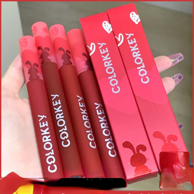 

Colorkey Ke Laqi глазурь для губ кролик ограниченная год Подарочная коробка Yugui собака удачи кролик пожелание кролик краки губная помада для женщин