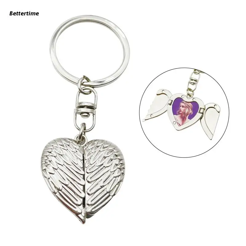 

B36D пустой термопереносной брелок в форме сердца Европейский Американский Брелок с подвеской