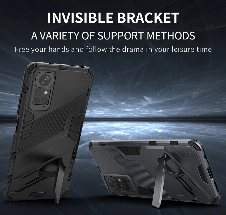 For Xiaomi Redmi Note 11S Case Protective For Redmi Note 11S Cover Armor Silicone Invisible Phone Holder Cover Redmi Note 11 Pro