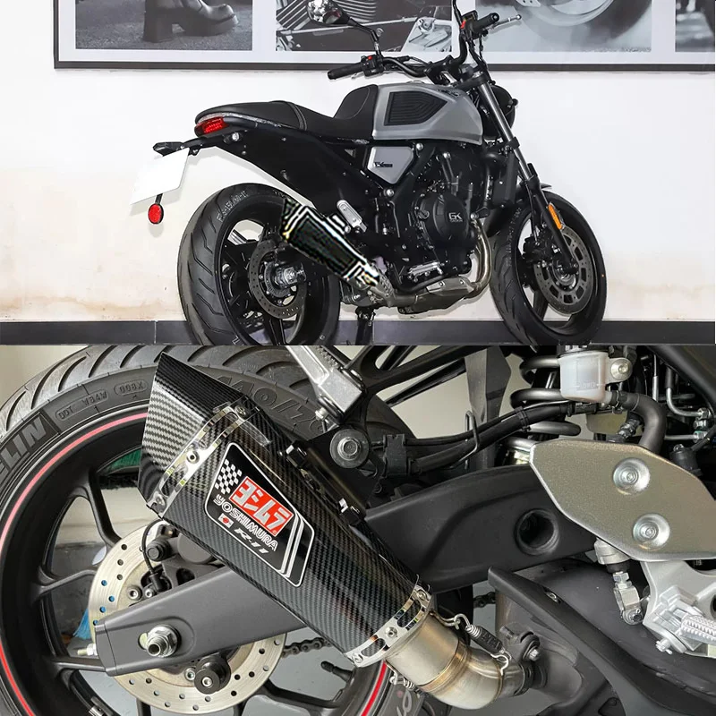 Для Gaokin GK400 51 мм мотоциклетный глушитель выхлопной трубы DB Killer 200 GY6 z750 CBR125 250 CB400 CB600